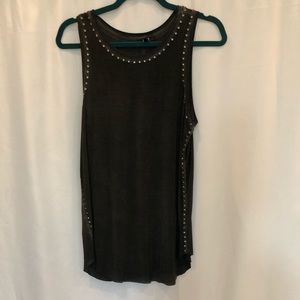 Vintage black, medium, sleeveless, PAIGE, blouse